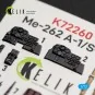 Me-262 A-1/S-92 - interior 3D decals for Arma Hobby, 1/72 - Kelik K... Me-262 A-1/S-92 - interior 3D decals for Arma Hobby, 1/72 - Kelik K...