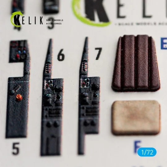 Me-262 A-1/S-92 - interior 3D decals for Arma Hobby, 1/72 - Kelik K... Me-262 A-1/S-92 - interior 3D decals for Arma Hobby, 1/72 - Kelik K...