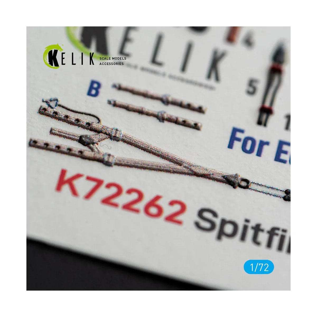 Spitfire Mk.Vb - interior 3D decals for Eduard, 1/72 - Kelik K72262 Spitfire Mk.Vb - interior 3D decals for Eduard, 1/72 - Kelik K72262