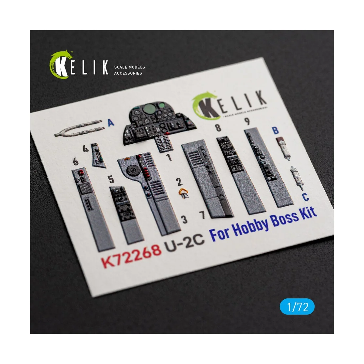 U-2C Dragon Lady - interior 3D decals for Hobby Boss, 1/72 - Kelik ... U-2C Dragon Lady - interior 3D decals for Hobby Boss, 1/72 - Kelik ...
