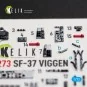SF-37 Viggen - interior 3D decals for Special Hobby, 1/72 - Kelik K... SF-37 Viggen - interior 3D decals for Special Hobby, 1/72 - Kelik K...