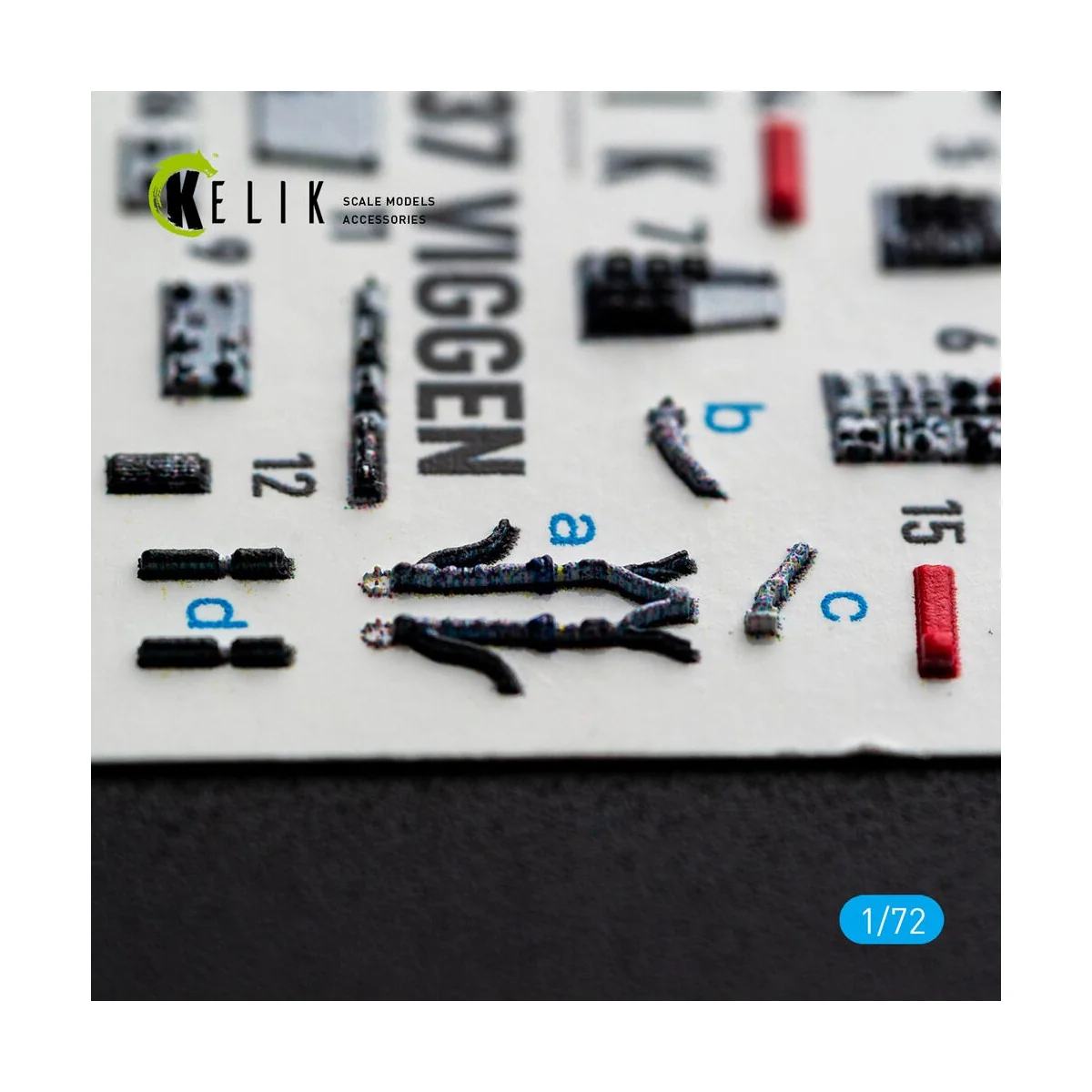 AJ-37 Viggen - interior 3D decals for Special Hobby, 1/72 - Kelik K... AJ-37 Viggen - interior 3D decals for Special Hobby, 1/72 - Kelik K...