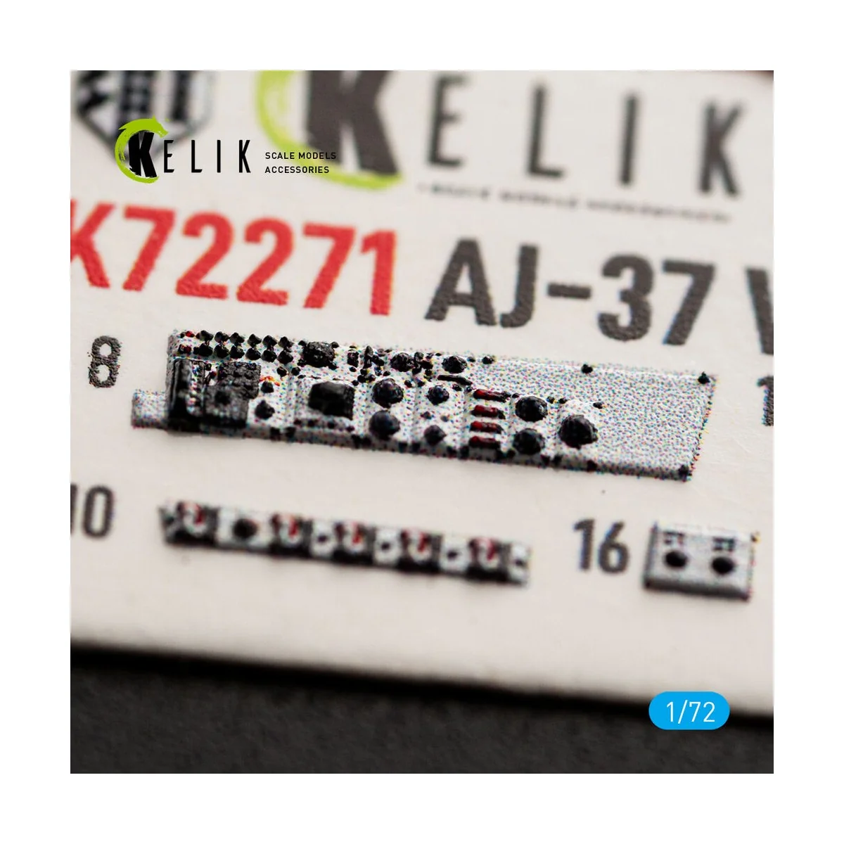 AJ-37 Viggen - interior 3D decals for Special Hobby, 1/72 - Kelik K... AJ-37 Viggen - interior 3D decals for Special Hobby, 1/72 - Kelik K...