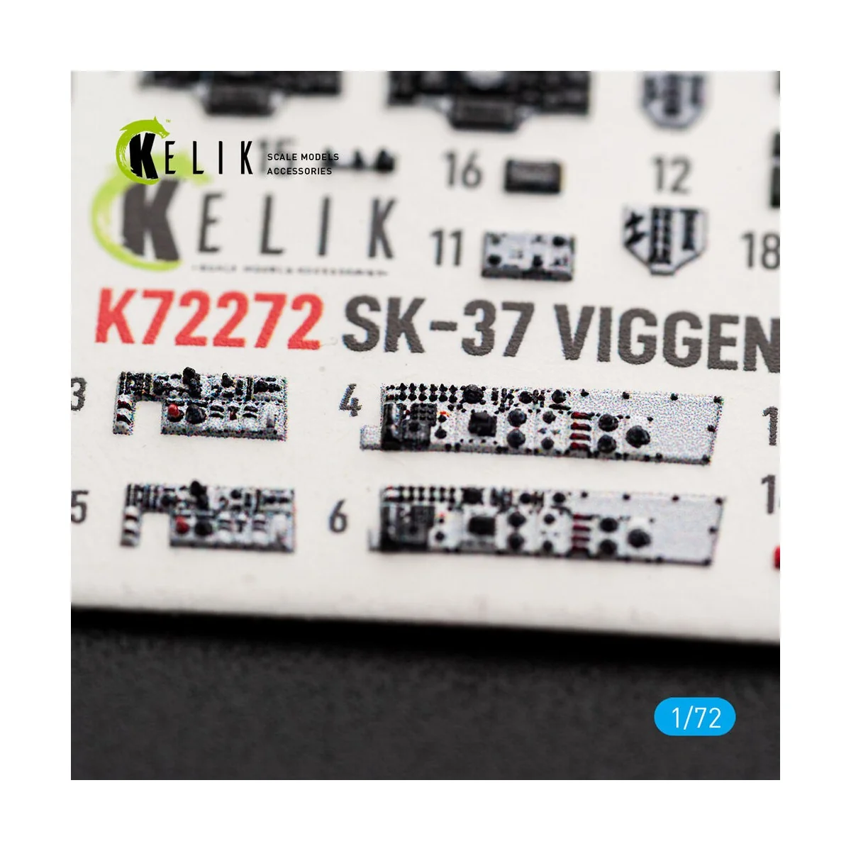 SK-37 Viggen - interior 3D decals for Special Hobby, 1/72 - Kelik K... SK-37 Viggen - interior 3D decals for Special Hobby, 1/72 - Kelik K...