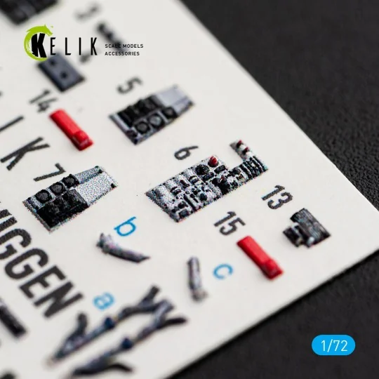 SF-37 Viggen - interior 3D decals for Special Hobby, 1/72 - Kelik K... SF-37 Viggen - interior 3D decals for Special Hobby, 1/72 - Kelik K...