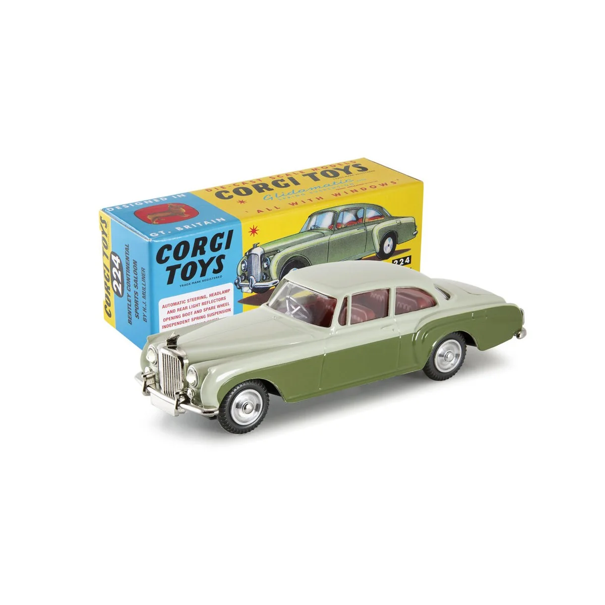 Bentley Continental Sports Saloon No 224 - Corgi CD54321009 Bentley Continental Sports Saloon No 224 - Corgi CD54321009