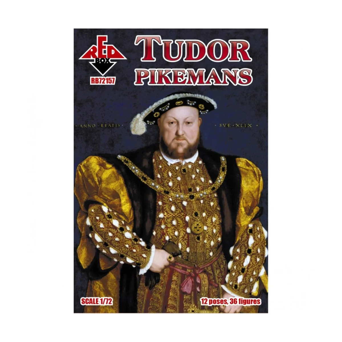 Tudor Pikemen, 1/72 - Red Box RB72157 Tudor Pikemen, 1/72 - Red Box RB72157
