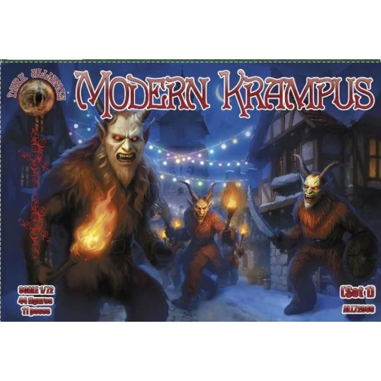 Modern Krampus. Set 1, 1/72 - ALLIANCE ALL72066 Modern Krampus. Set 1, 1/72 - ALLIANCE ALL72066