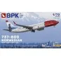 Boeing 737-800 Norwegian, 1/72 - Big Planes Kits BPK7220 Boeing 737-800 Norwegian, 1/72 - Big Planes Kits BPK7220