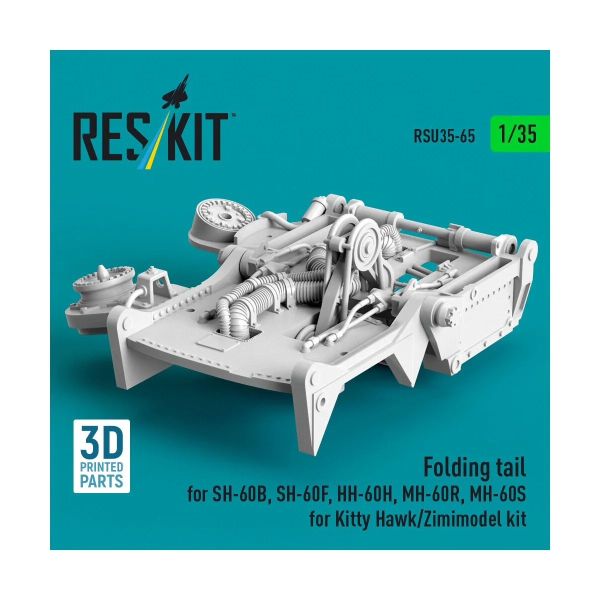 Folding tail for SH-60B, SH-60F, HH-60H, MH-60R, MH-60S (3D Printed... Folding tail for SH-60B, SH-60F, HH-60H, MH-60R, MH-60S (3D Printed...