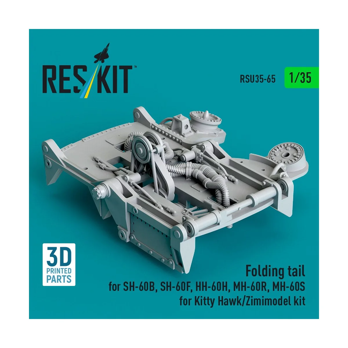 Folding tail for SH-60B, SH-60F, HH-60H, MH-60R, MH-60S (3D Printed... Folding tail for SH-60B, SH-60F, HH-60H, MH-60R, MH-60S (3D Printed...