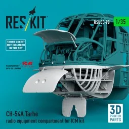 CH-54A Tarhe radio equipment compartment (3D Printed) for ICM, 1/35... 2