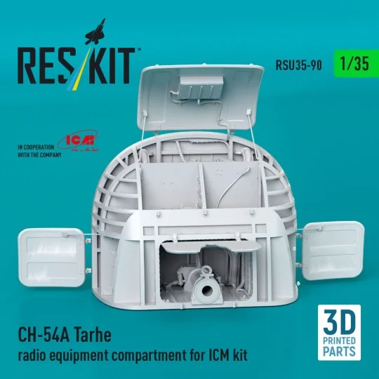 CH-54A Tarhe radio equipment compartment (3D Printed) for ICM, 1/35... CH-54A Tarhe radio equipment compartment (3D Printed) for ICM, 1/35...