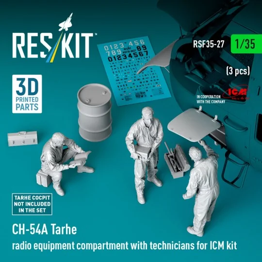 CH-54A Tarhe radio equipment compartment with technicians (3 pcs) (... CH-54A Tarhe radio equipment compartment with technicians (3 pcs) (...