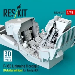 ?F-35B Lightning II cockpit (Detailed edition) (3D Printed) for Tam...