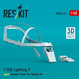 F-35B Lightning II open canopy frame (3D Printed) for Tamiya, 1/48 ...