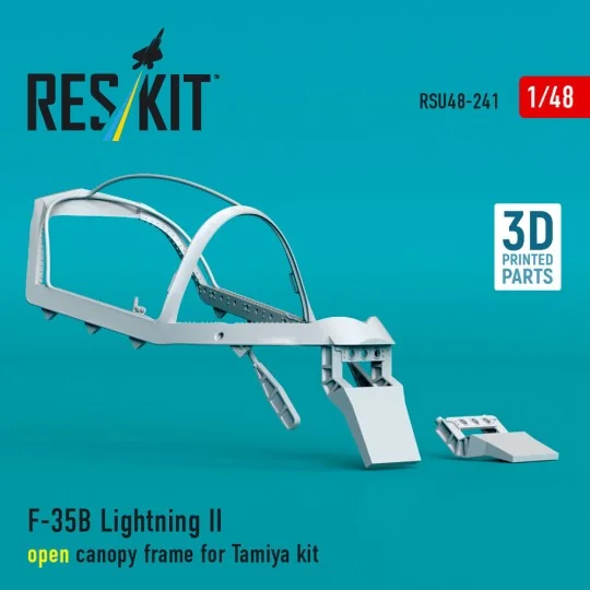 F-35B Lightning II open canopy frame (3D Printed) for Tamiya, 1/48 ... F-35B Lightning II open canopy frame (3D Printed) for Tamiya, 1/48 ...