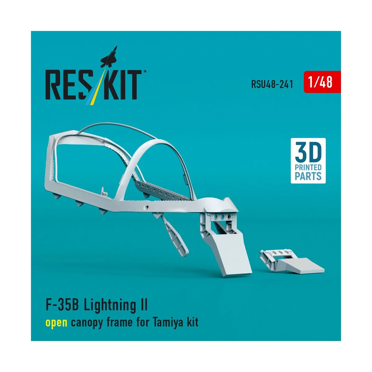F-35B Lightning II open canopy frame (3D Printed) for Tamiya, 1/48 ... F-35B Lightning II open canopy frame (3D Printed) for Tamiya, 1/48 ...