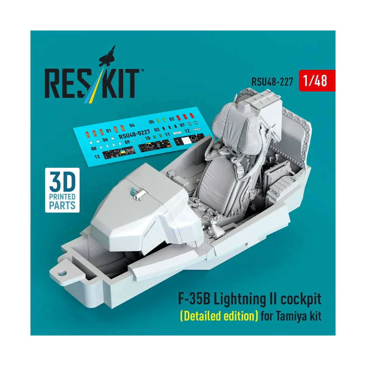 ?F-35B Lightning II cockpit (Detailed edition) (3D Printed) for Tam... ?F-35B Lightning II cockpit (Detailed edition) (3D Printed) for Tam...