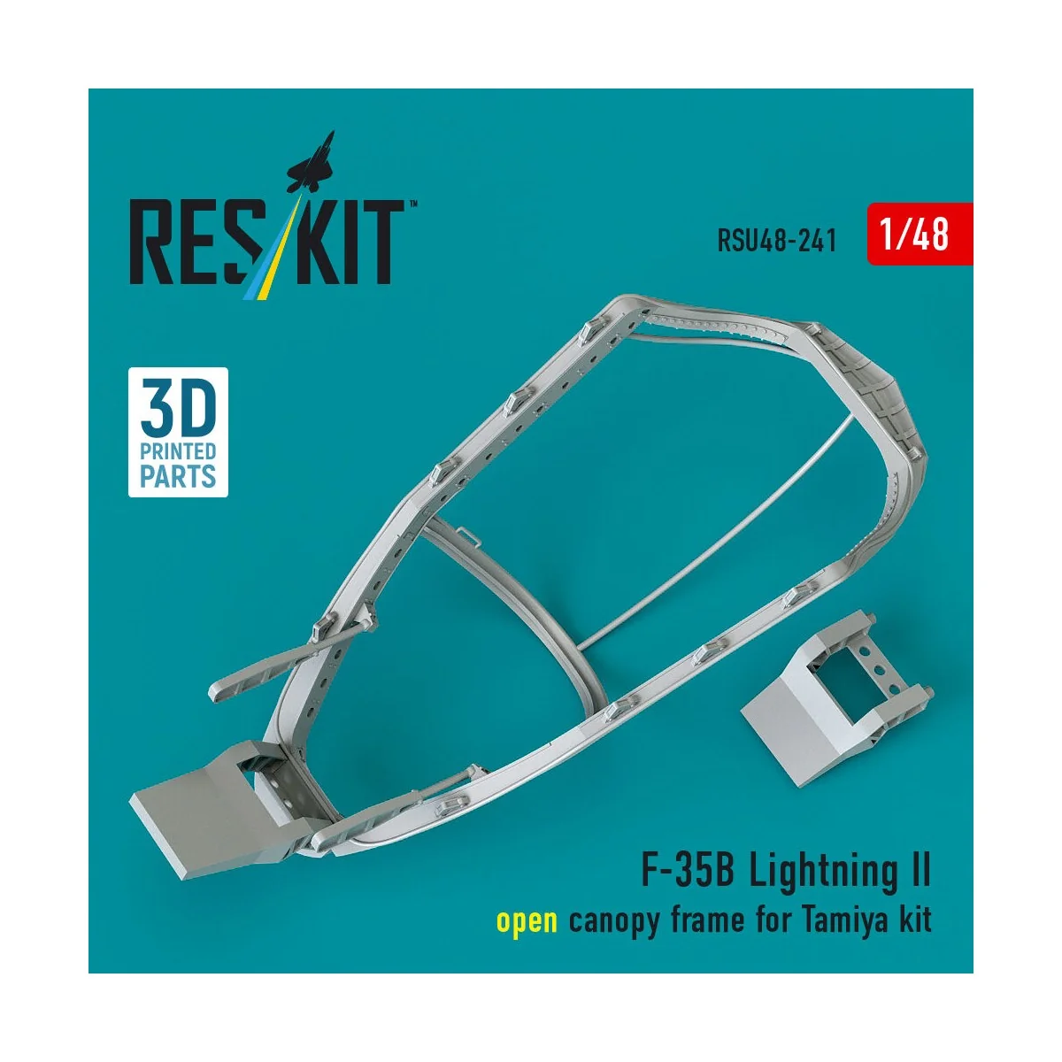 F-35B Lightning II open canopy frame (3D Printed) for Tamiya, 1/48 ... F-35B Lightning II open canopy frame (3D Printed) for Tamiya, 1/48 ...