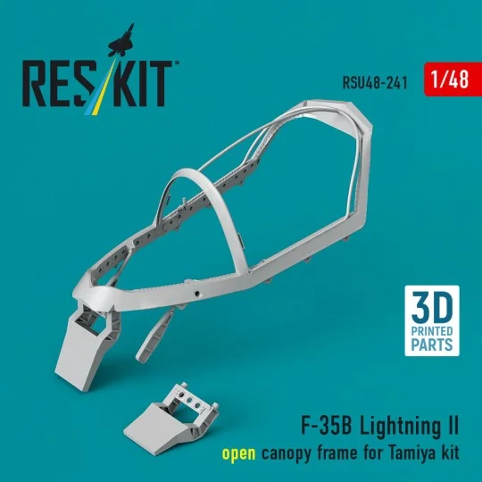 F-35B Lightning II open canopy frame (3D Printed) for Tamiya, 1/48 ... F-35B Lightning II open canopy frame (3D Printed) for Tamiya, 1/48 ...
