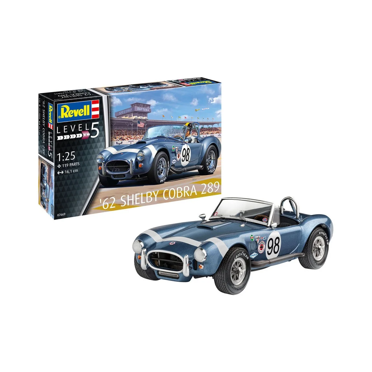 AC Cobra 289, 1/25 - Revell 07669 AC Cobra 289, 1/25 - Revell 07669