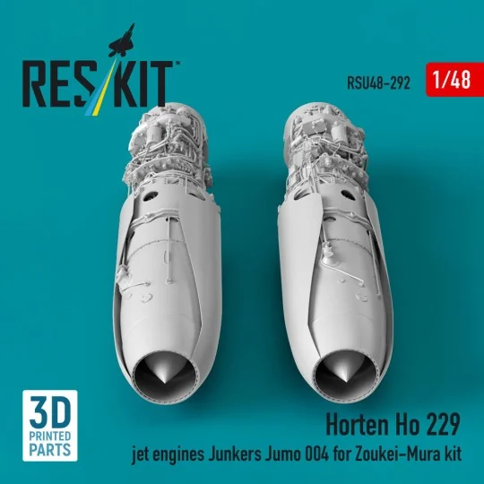 Horten Ho 229 jet engines Junkers Jumo 004 (3D Printed) for Zoukei-... Horten Ho 229 jet engines Junkers Jumo 004 (3D Printed) for Zoukei-...