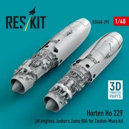 Horten Ho 229 jet engines Junkers Jumo 004 (3D Printed) for Zoukei-... 2