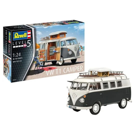 VW T1 Camper, 1/24 - Revell 07674 VW T1 Camper, 1/24 - Revell 07674