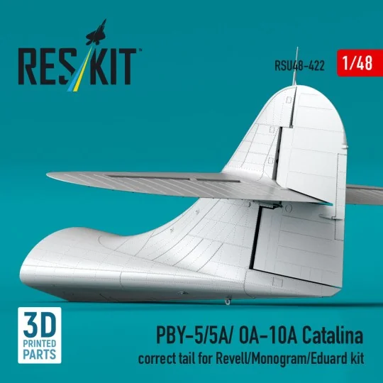 PBY-5/5A/OA-10A Catalina correct tail (3D Printed) for Revell / Mon... PBY-5/5A/OA-10A Catalina correct tail (3D Printed) for Revell / Mon...