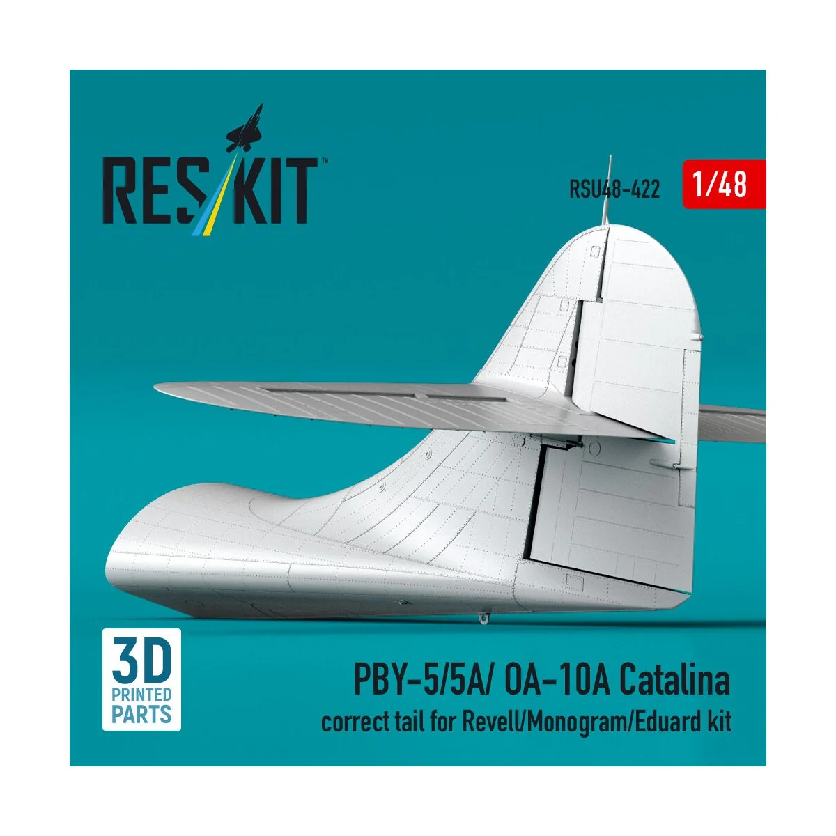 PBY-5/5A/OA-10A Catalina correct tail (3D Printed) for Revell / Mon... PBY-5/5A/OA-10A Catalina correct tail (3D Printed) for Revell / Mon...