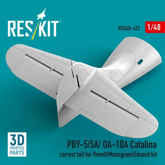 PBY-5/5A/OA-10A Catalina correct tail (3D Printed) for Revell / Mon... PBY-5/5A/OA-10A Catalina correct tail (3D Printed) for Revell / Mon...
