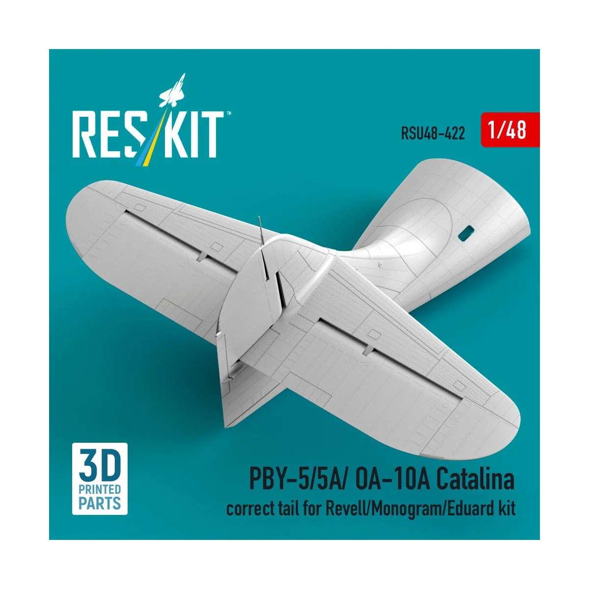 PBY-5/5A/OA-10A Catalina correct tail (3D Printed) for Revell / Mon... PBY-5/5A/OA-10A Catalina correct tail (3D Printed) for Revell / Mon...