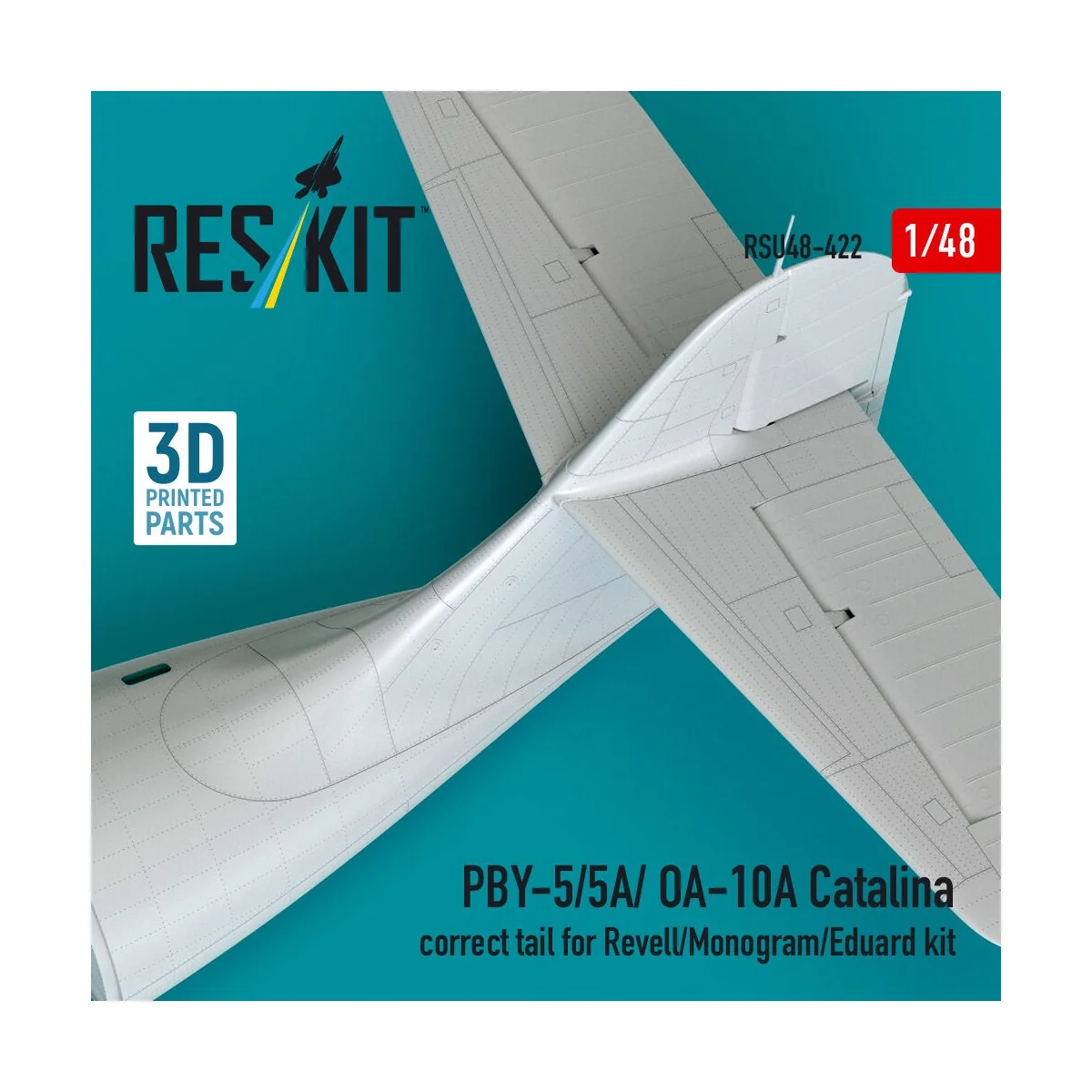 PBY-5/5A/OA-10A Catalina correct tail (3D Printed) for Revell / Mon... PBY-5/5A/OA-10A Catalina correct tail (3D Printed) for Revell / Mon...