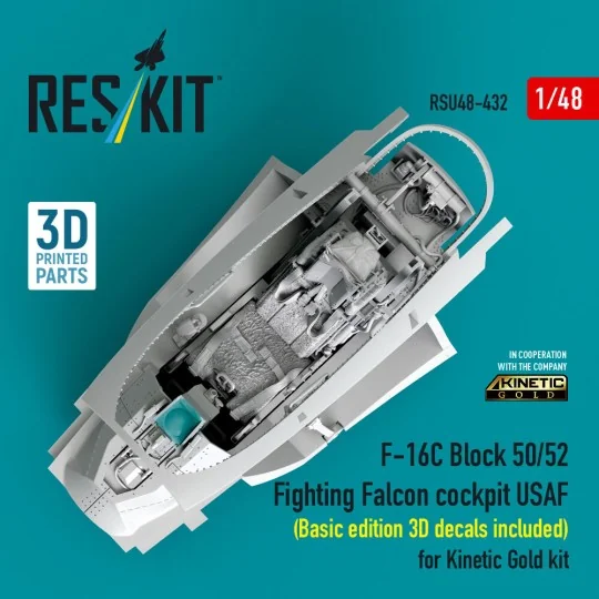 F-16C Block 50/52 Fighting Falcon cockpit USAF (Basic edition 3D de... F-16C Block 50/52 Fighting Falcon cockpit USAF (Basic edition 3D de...