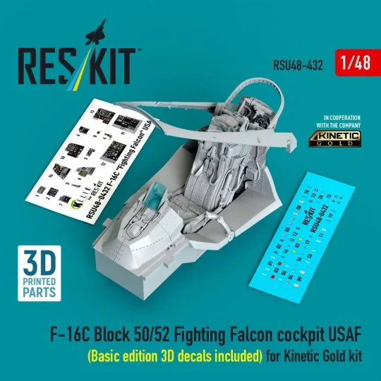 F-16C Block 50/52 Fighting Falcon cockpit USAF (Basic edition 3D de... F-16C Block 50/52 Fighting Falcon cockpit USAF (Basic edition 3D de...