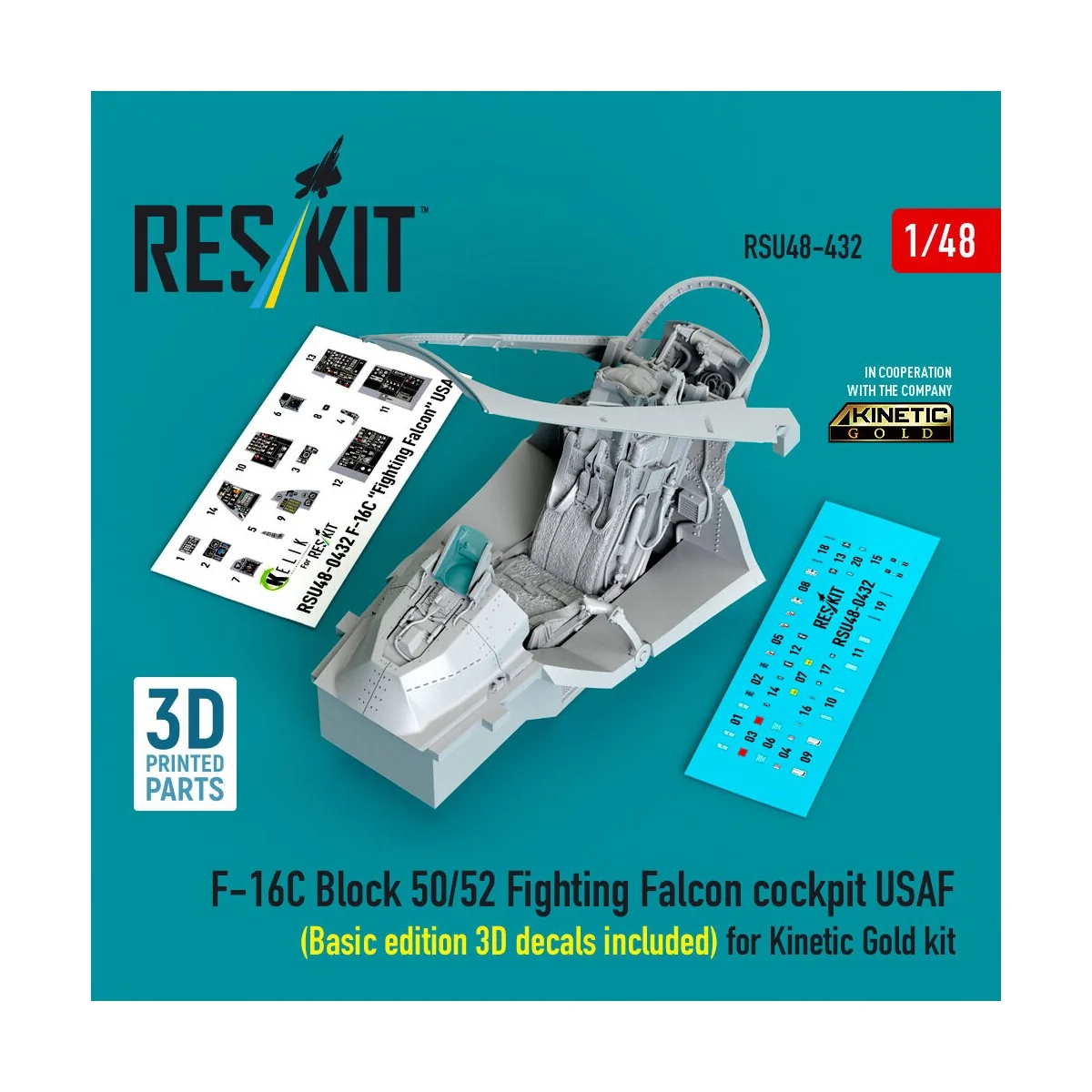 F-16C Block 50/52 Fighting Falcon cockpit USAF (Basic edition 3D de... F-16C Block 50/52 Fighting Falcon cockpit USAF (Basic edition 3D de...