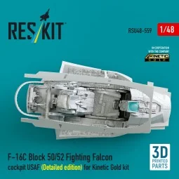 F-16C Block 50/52 Fighting Falcon cockpit USAF (Detailed edition) (... 2