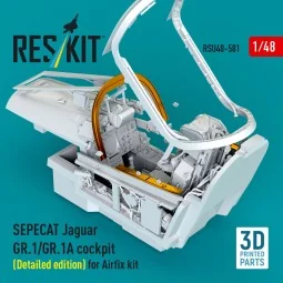 SEPECAT Jaguar GR.1/GR.1A cockpit (Detailed edition) (3D Printed) f...