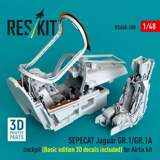 SEPECAT Jaguar GR.1/GR.1A cockpit (Basic edition 3D decals included... SEPECAT Jaguar GR.1/GR.1A cockpit (Basic edition 3D decals included...
