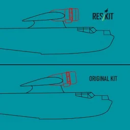 PBY-5/5A/OA-10A Catalina corrected rear part of engine nacelles (3D...