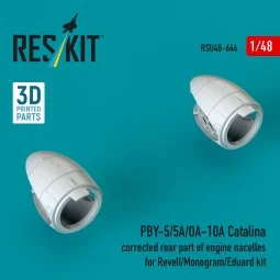 PBY-5/5A/OA-10A Catalina corrected rear part of engine nacelles (3D... 2