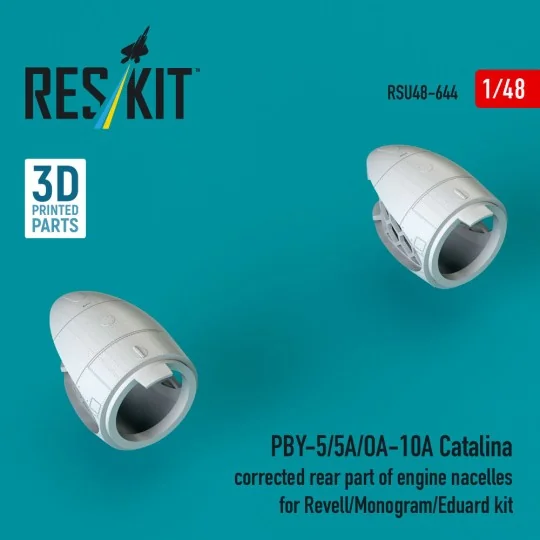 PBY-5/5A/OA-10A Catalina corrected rear part of engine nacelles (3D... PBY-5/5A/OA-10A Catalina corrected rear part of engine nacelles (3D...