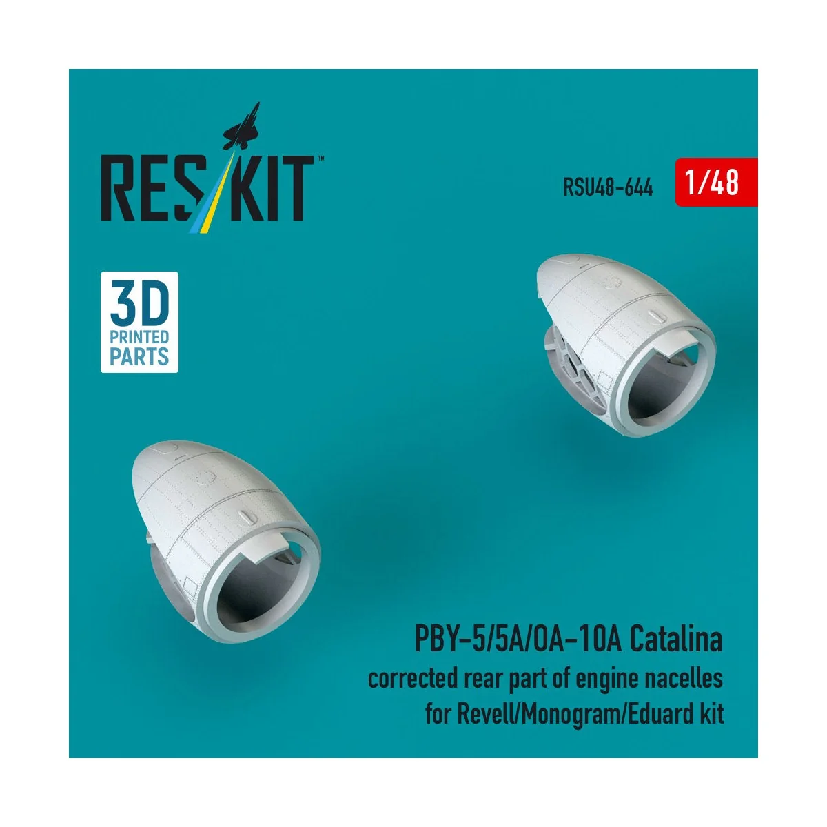 PBY-5/5A/OA-10A Catalina corrected rear part of engine nacelles (3D... PBY-5/5A/OA-10A Catalina corrected rear part of engine nacelles (3D...
