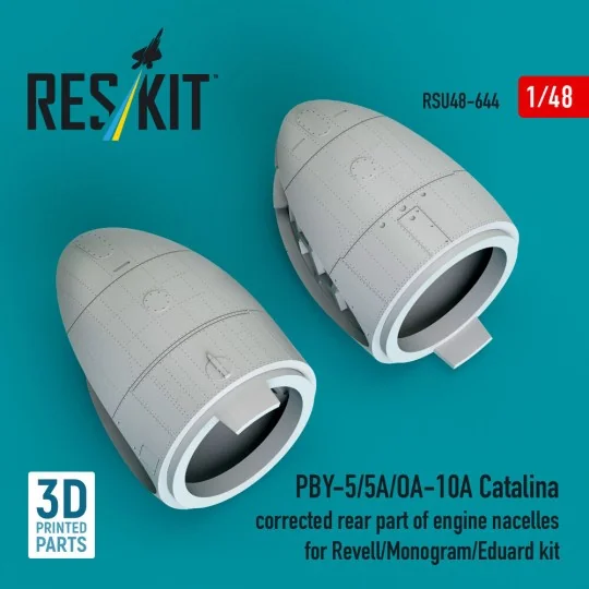 PBY-5/5A/OA-10A Catalina corrected rear part of engine nacelles (3D... PBY-5/5A/OA-10A Catalina corrected rear part of engine nacelles (3D...