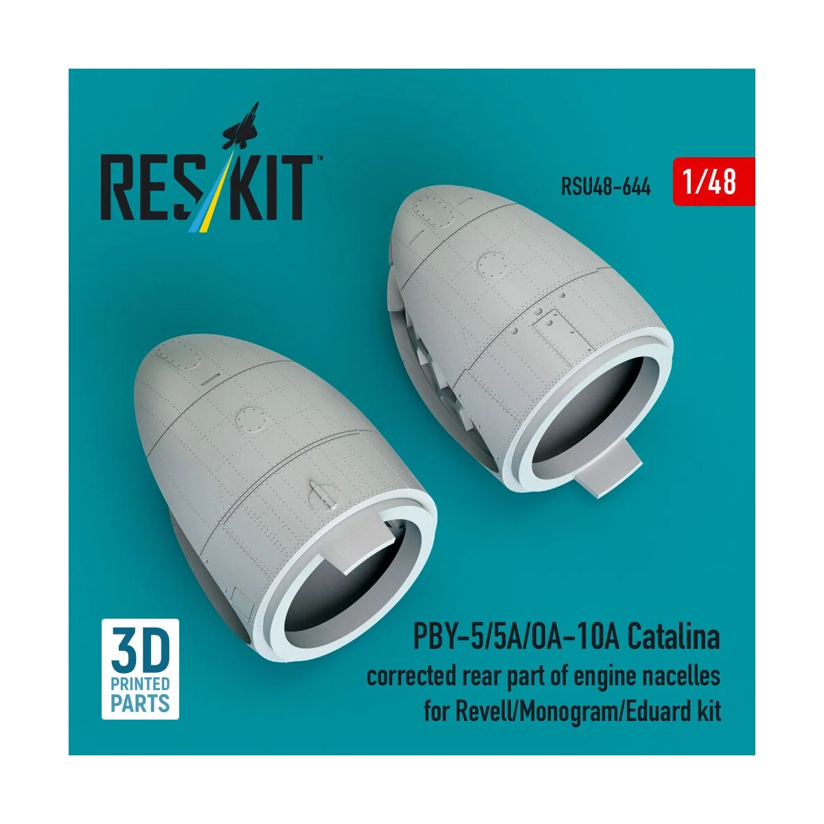 PBY-5/5A/OA-10A Catalina corrected rear part of engine nacelles (3D... PBY-5/5A/OA-10A Catalina corrected rear part of engine nacelles (3D...