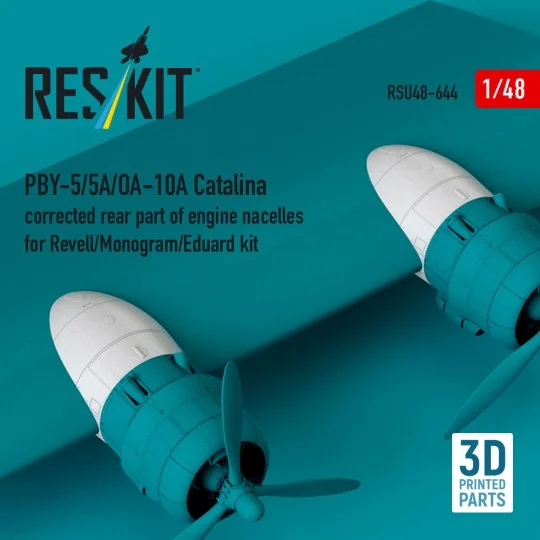 PBY-5/5A/OA-10A Catalina corrected rear part of engine nacelles (3D... PBY-5/5A/OA-10A Catalina corrected rear part of engine nacelles (3D...