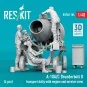 A-10A/C Thunderbolt II transport dolly with engine and service crew... A-10A/C Thunderbolt II transport dolly with engine and service crew...