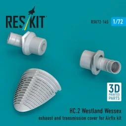 HC.2 Westland Wessex exhaust and transmission cover (3D Printed) fo... 2