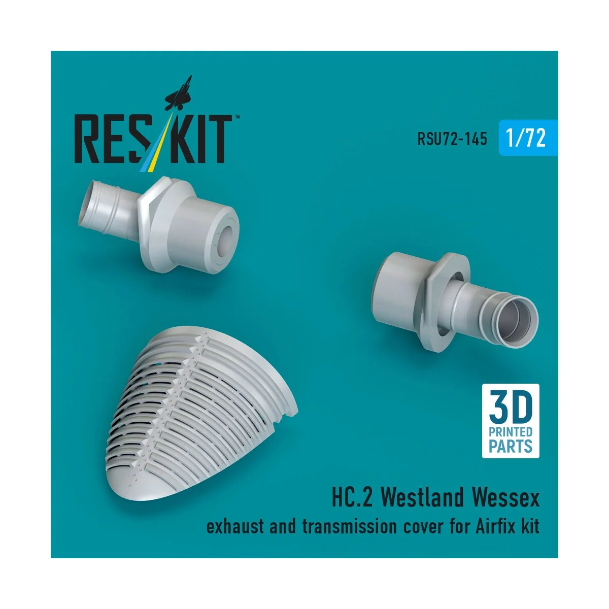 HC.2 Westland Wessex exhaust and transmission cover (3D Printed) fo... HC.2 Westland Wessex exhaust and transmission cover (3D Printed) fo...